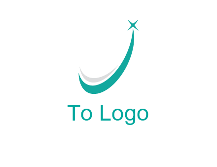 smile and letter J logo