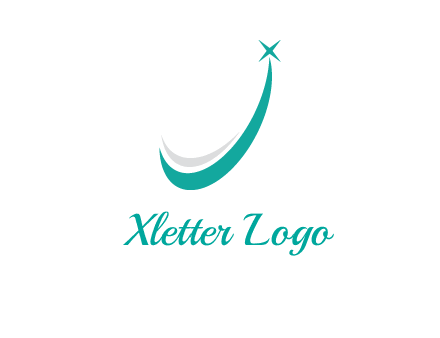 smile and letter J logo