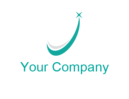 smile and letter J logo