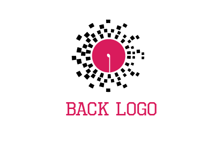 isolated pixel music disc logo