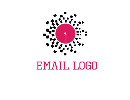 isolated pixel music disc logo