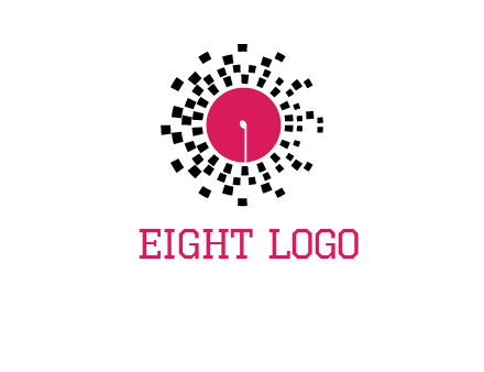 isolated pixel music disc logo
