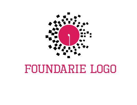isolated pixel music disc logo