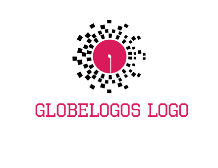 isolated pixel music disc logo