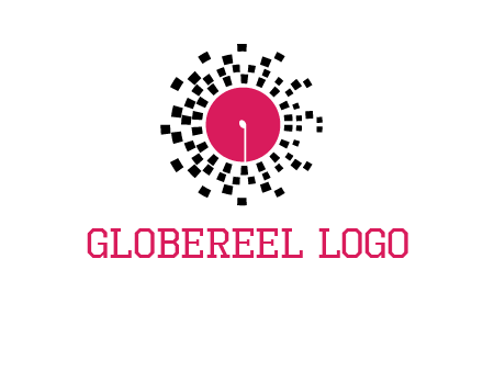 isolated pixel music disc logo