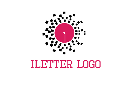 isolated pixel music disc logo