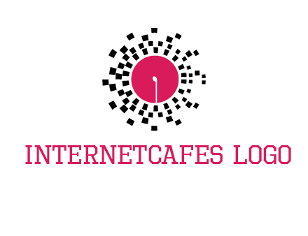 isolated pixel music disc logo