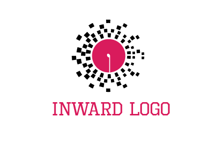 isolated pixel music disc logo