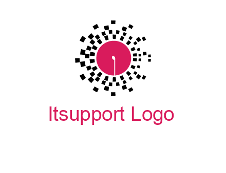 isolated pixel music disc logo