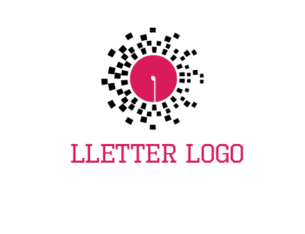 isolated pixel music disc logo