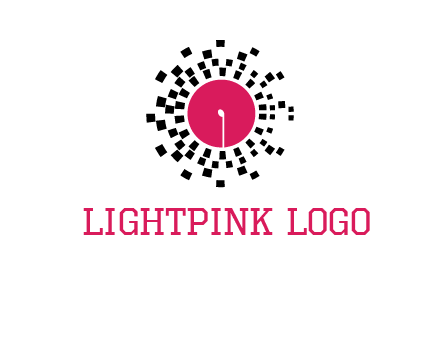 isolated pixel music disc logo