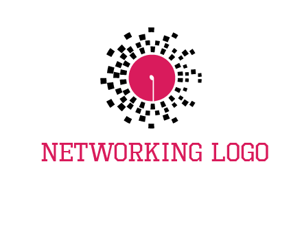 isolated pixel music disc logo