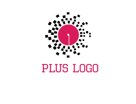 isolated pixel music disc logo