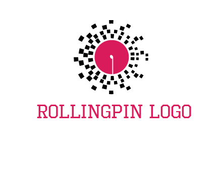 isolated pixel music disc logo