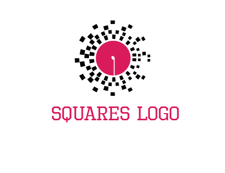 isolated pixel music disc logo