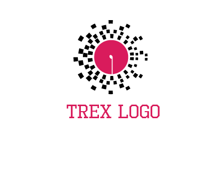 isolated pixel music disc logo