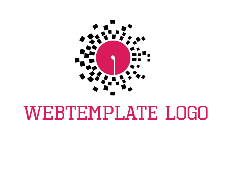 isolated pixel music disc logo