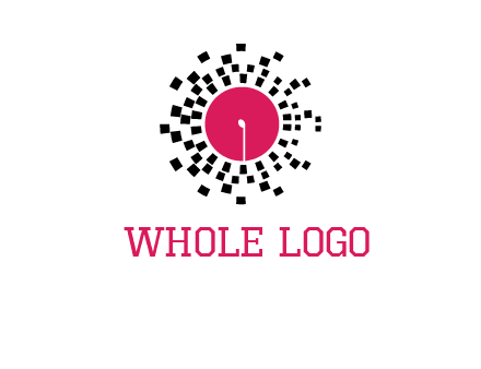 isolated pixel music disc logo