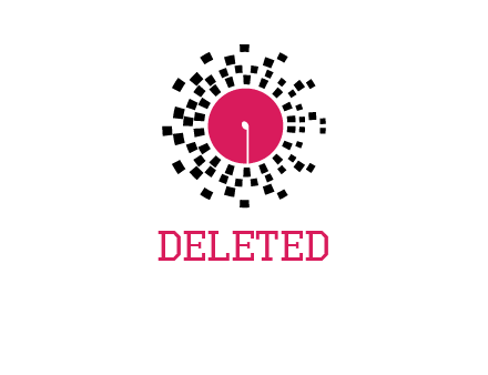 isolated pixel music disc logo