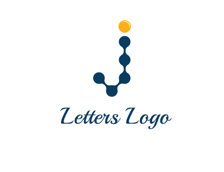 letter j connection logo