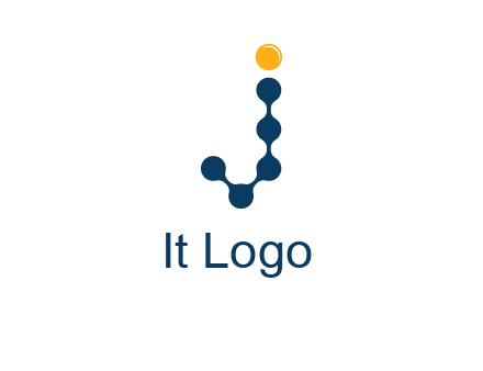 letter j connection logo