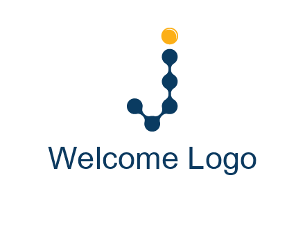 letter j connection logo