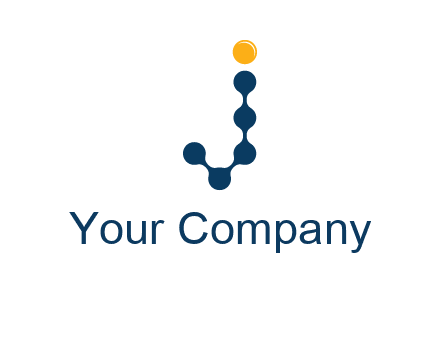 letter j connection logo