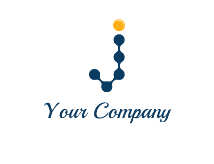 letter j connection logo