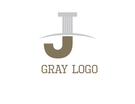 letter j pillar logo