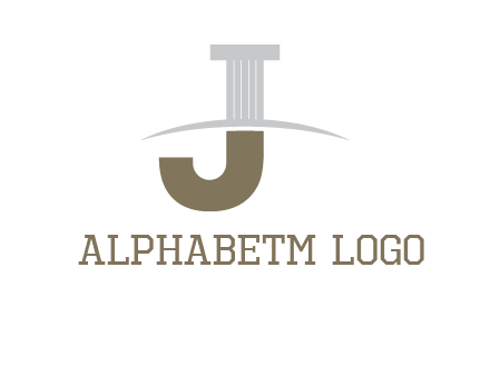 letter j pillar logo
