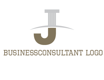 letter j pillar logo