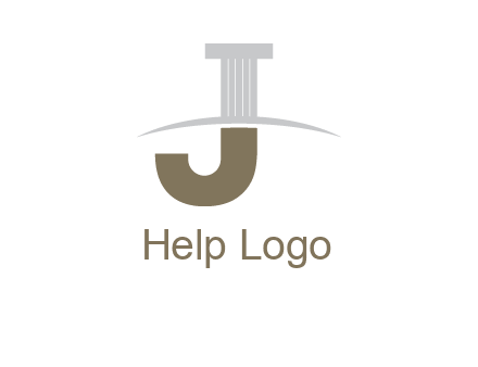 letter j pillar logo