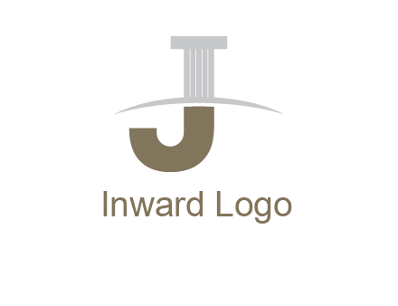 letter j pillar logo