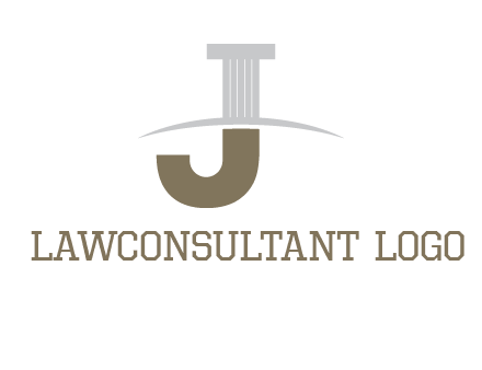 letter j pillar logo