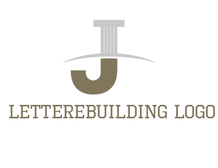 letter j pillar logo
