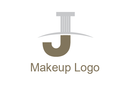 letter j pillar logo