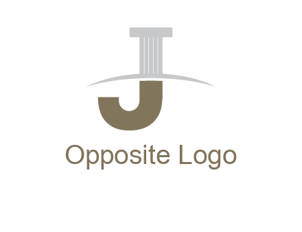 letter j pillar logo