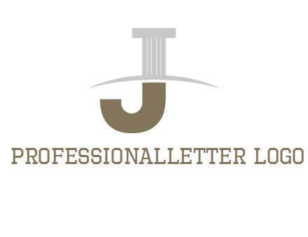 letter j pillar logo