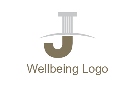 letter j pillar logo