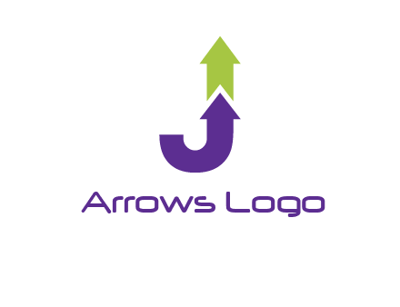 letter j arrows logo