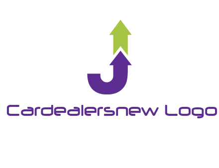letter j arrows logo