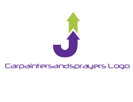 letter j arrows logo