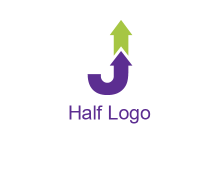 letter j arrows logo