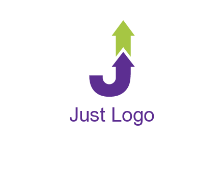 letter j arrows logo
