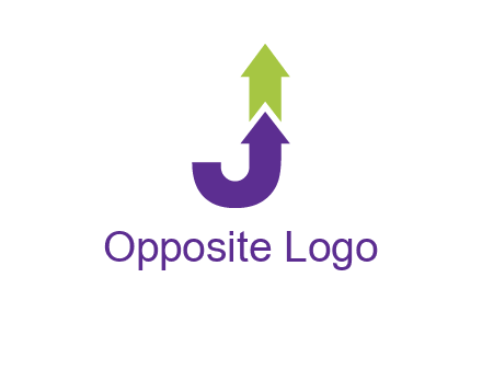 letter j arrows logo