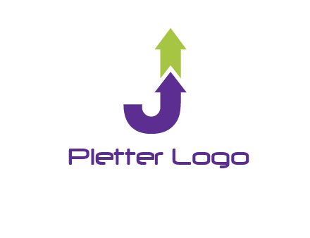 letter j arrows logo