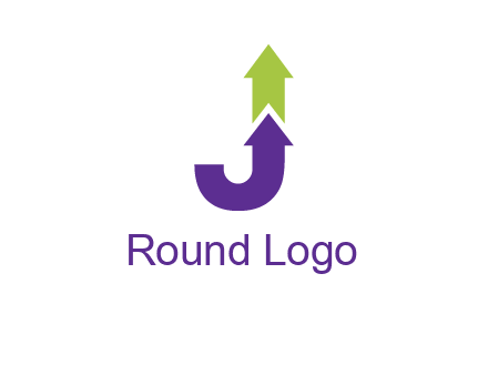 letter j arrows logo