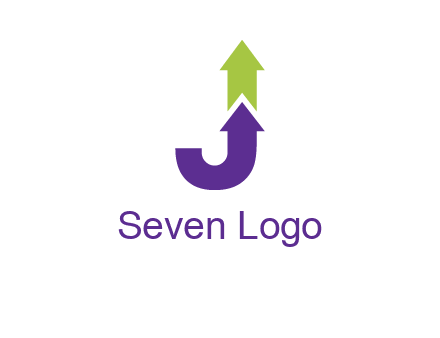 letter j arrows logo