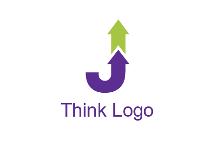 letter j arrows logo