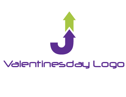 letter j arrows logo